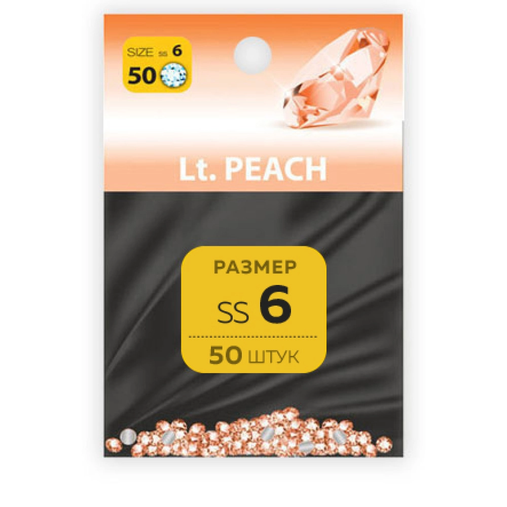 Milv, Стразы Lt. Peach 6